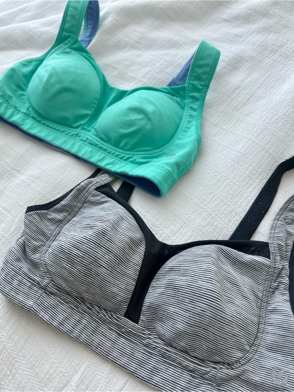 Lot of two Lululemon “Ta Ta Tamer II” sports bras 32C